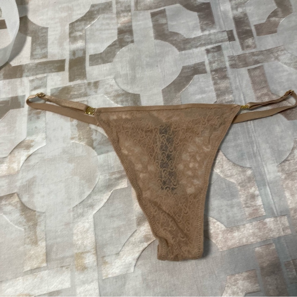 Icon by Victoria's Secret Icon Lace Adjustable Thong Panty